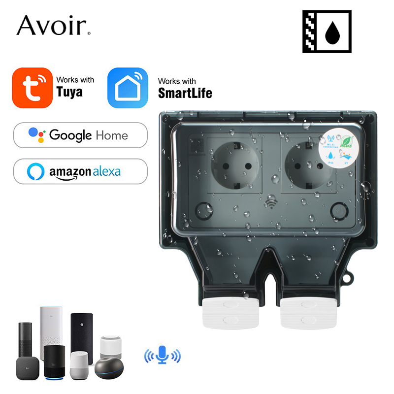 Outdoor Power Usa - Avoir Tuya Muur Stopcontacten Ip66 Waterdicht