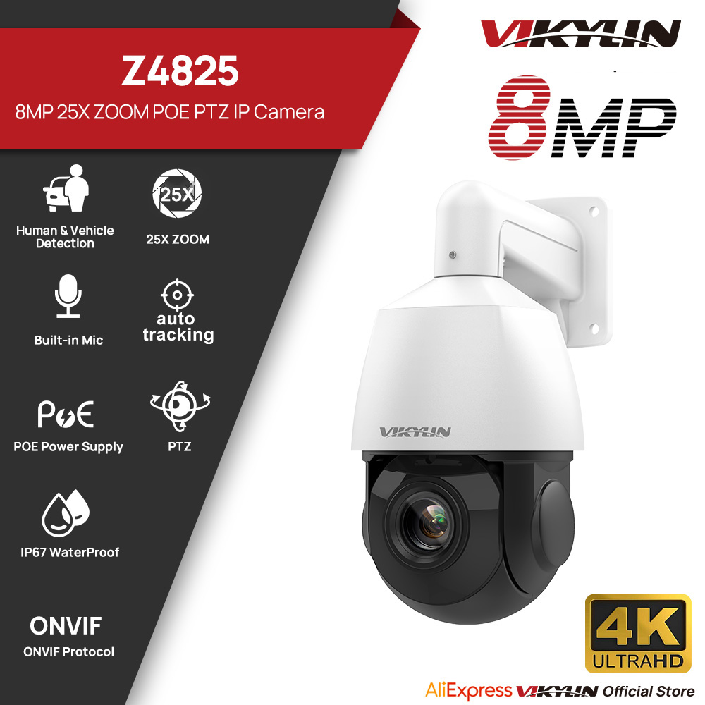 Outdoor Power G Motion - Vikylin 4K 8MP PTZ 25X Zoom