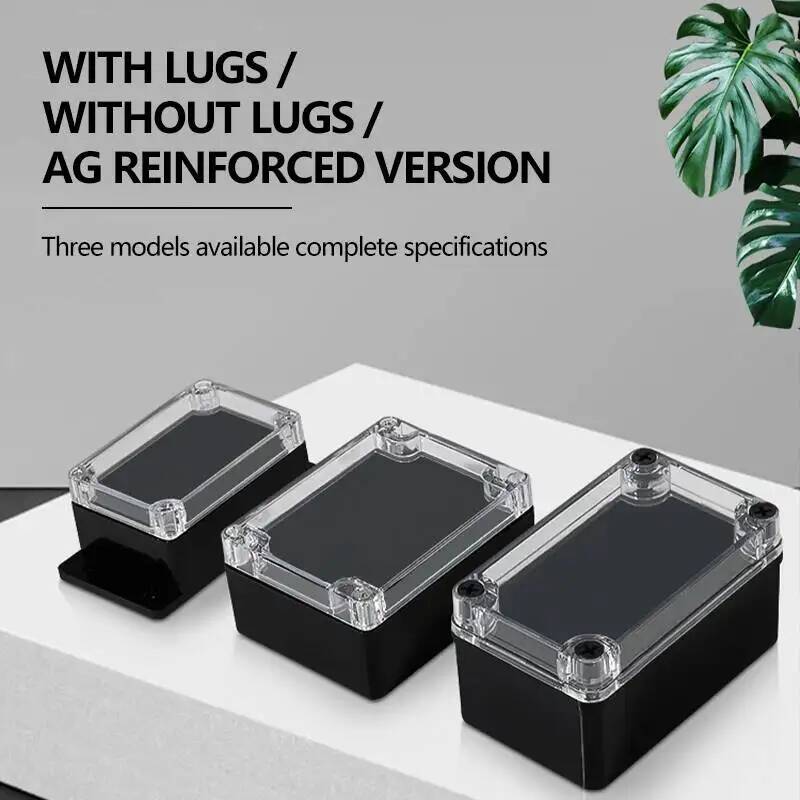 Outdoor Power Distribution Box - 2 stks Transparante Cover Waterdichte Aansluitdoos