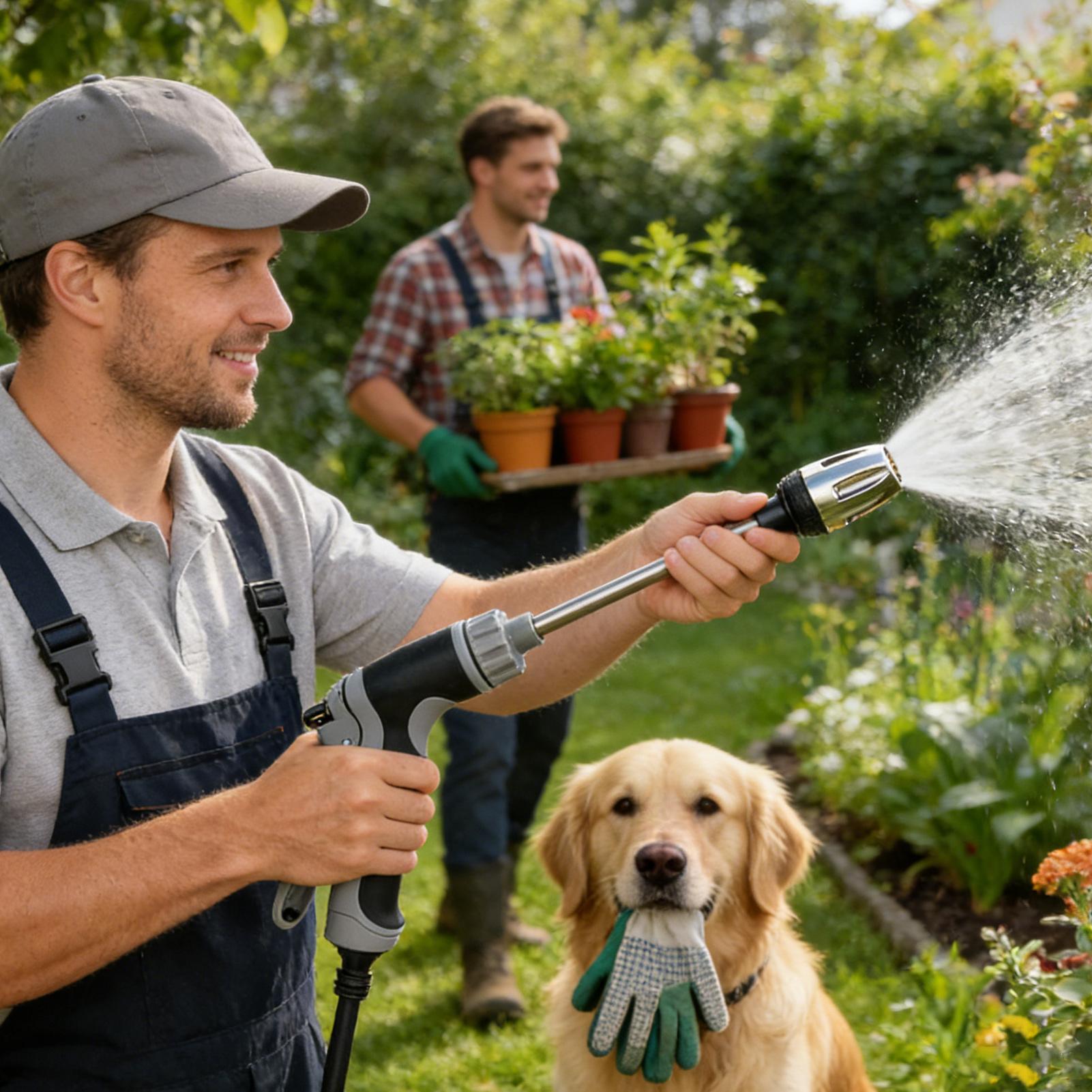 Outdoor Power Washer - Draaibare hogedrukreinigerlans met 3 standen, verstelbare