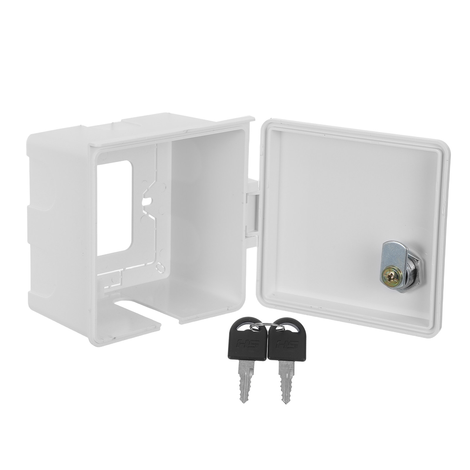 Outdoor Power Adapter - Waterdichte stopcontactdoosafdekking met slot en sleutel,