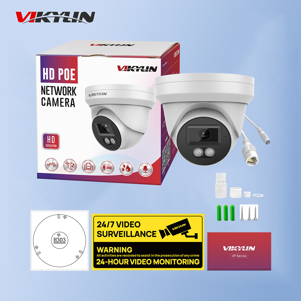 Outdoor Power G Motion - VIKYLIN 8MP HD IP-beveiligingscamera Poe 4K
