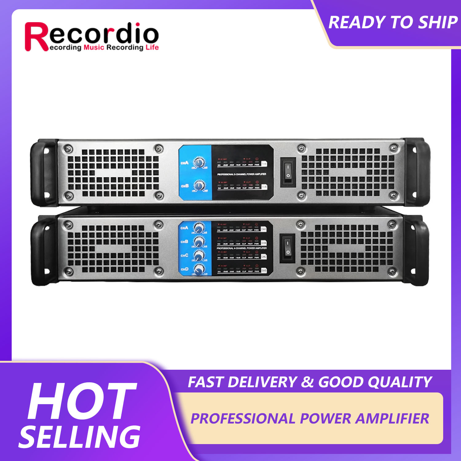 Outdoor Power Amplifier - GAP-602 Professionele 2-kanaals audio-versterker met hoog