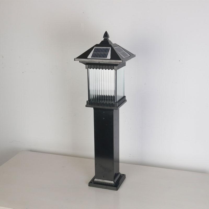 Outdoor Power Block - Modern gazonlicht op zonne-energie, buiten waterdicht