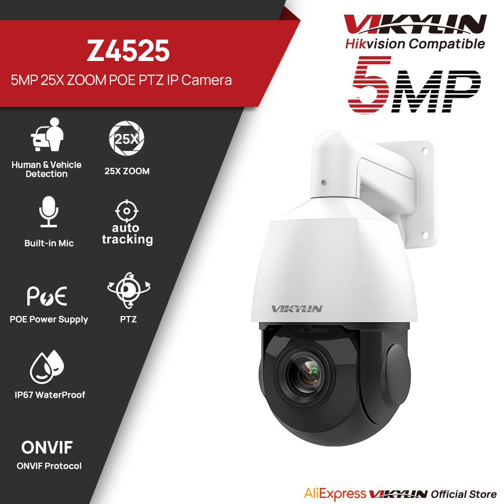 Outdoor Power G Motion - Vikylin 5MP PTZ 25X Optische Zoom
