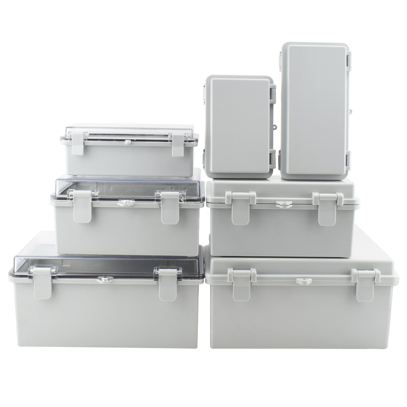 Outdoor Power Distribution Box - Ip67 Waterdichte Kunststof Behuizing Met Hasp