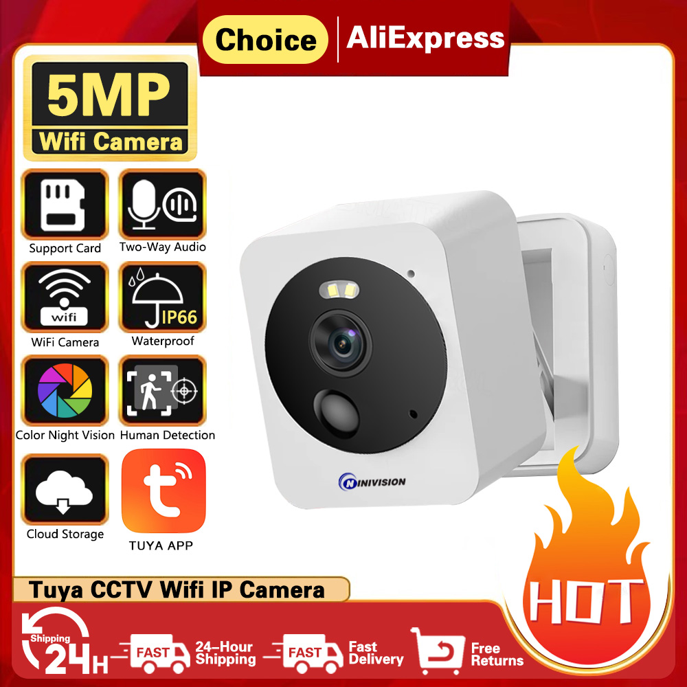 Outdoor Power Block - 5MP Wifi Smart Home Babyfoon Tweeweg