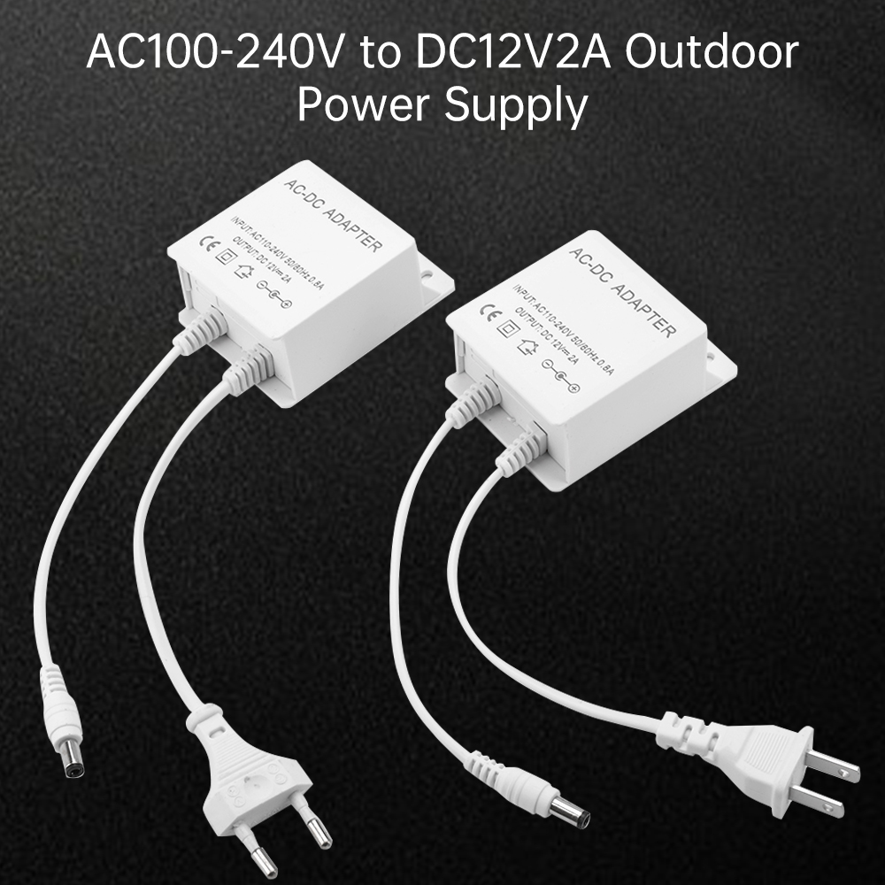 DC12V 2A EU Plug Adapter Bevei - Outdoor Power Adapter recensie en prijs