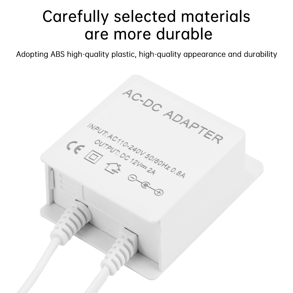 DC12V 2A EU Plug Adapter Bevei - Outdoor Power Adapter recensie en prijs