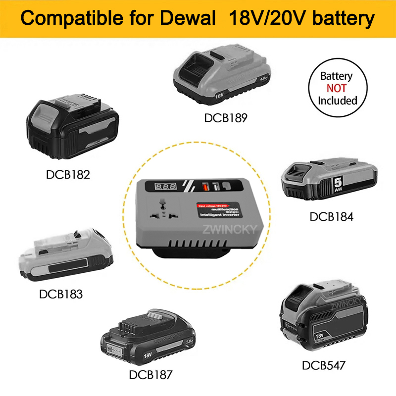 Omvormer DC 18V Naar 220V Inve - Outdoor Power Usa recensie en prijs
