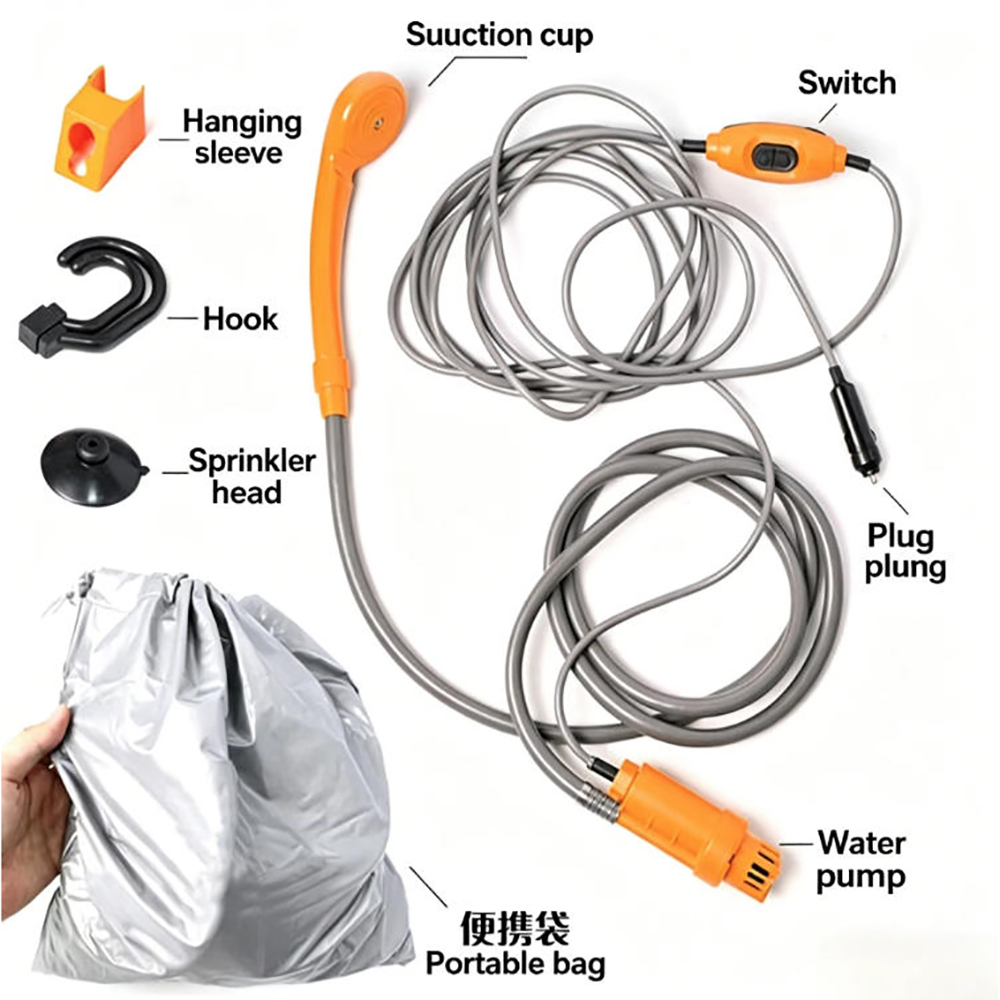 Draagbare 12V 24V autodouche v - Outdoor Power Washer recensie en prijs