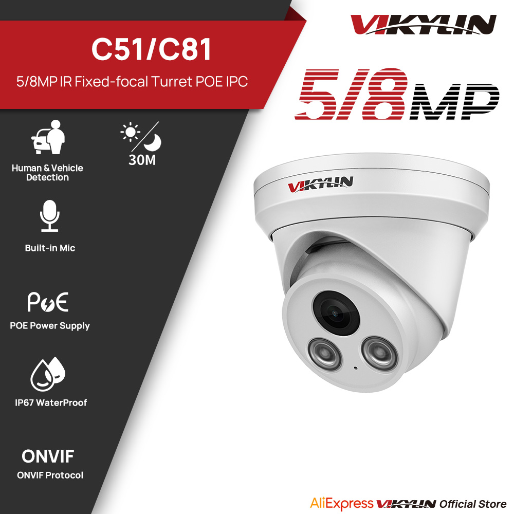 VIKYLIN 5/8MP IR Licht IP Came - Outdoor Power G Motion recensie en prijs