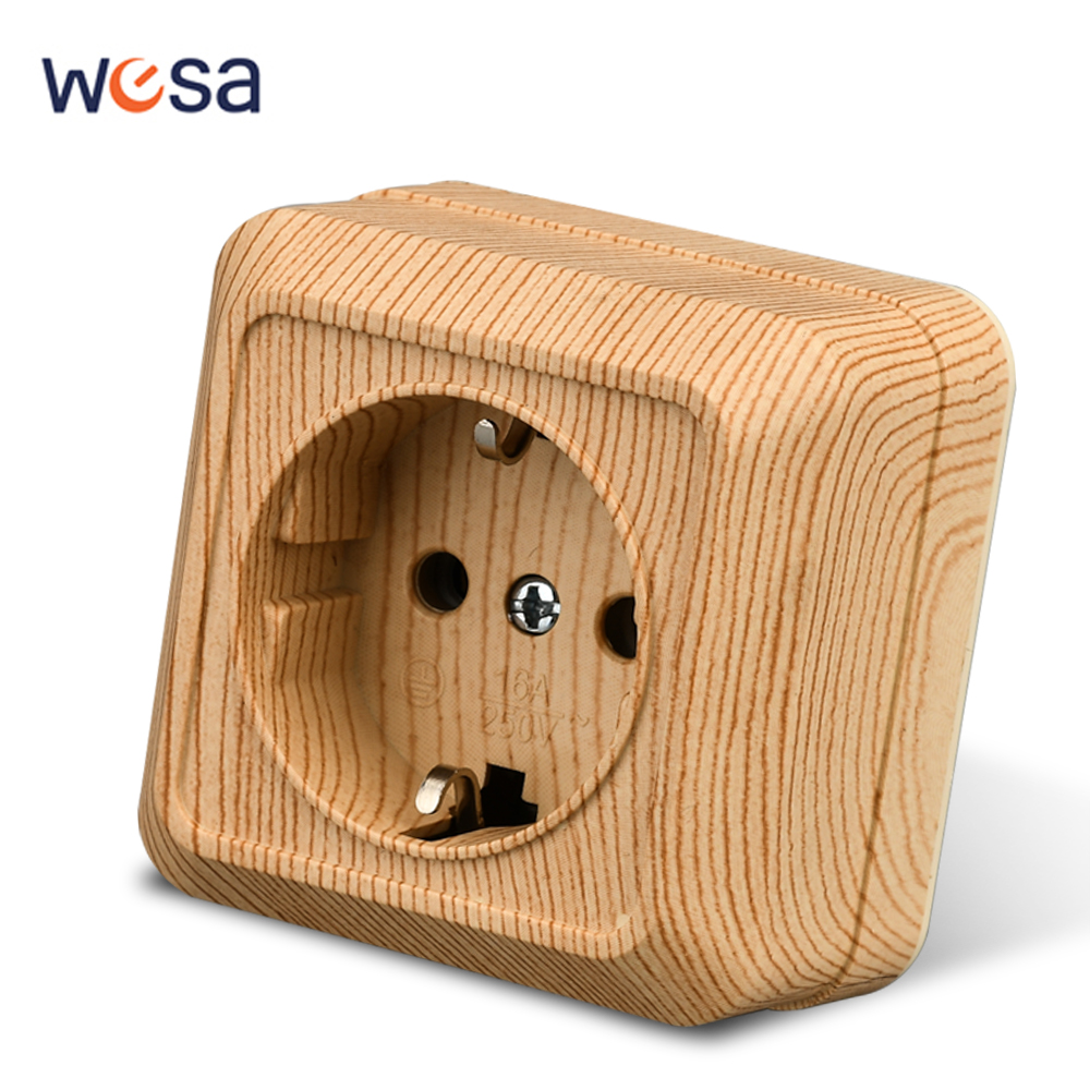 Wesa Hout Wandcontactdoos Stek - Outdoor Power Usa recensie en prijs