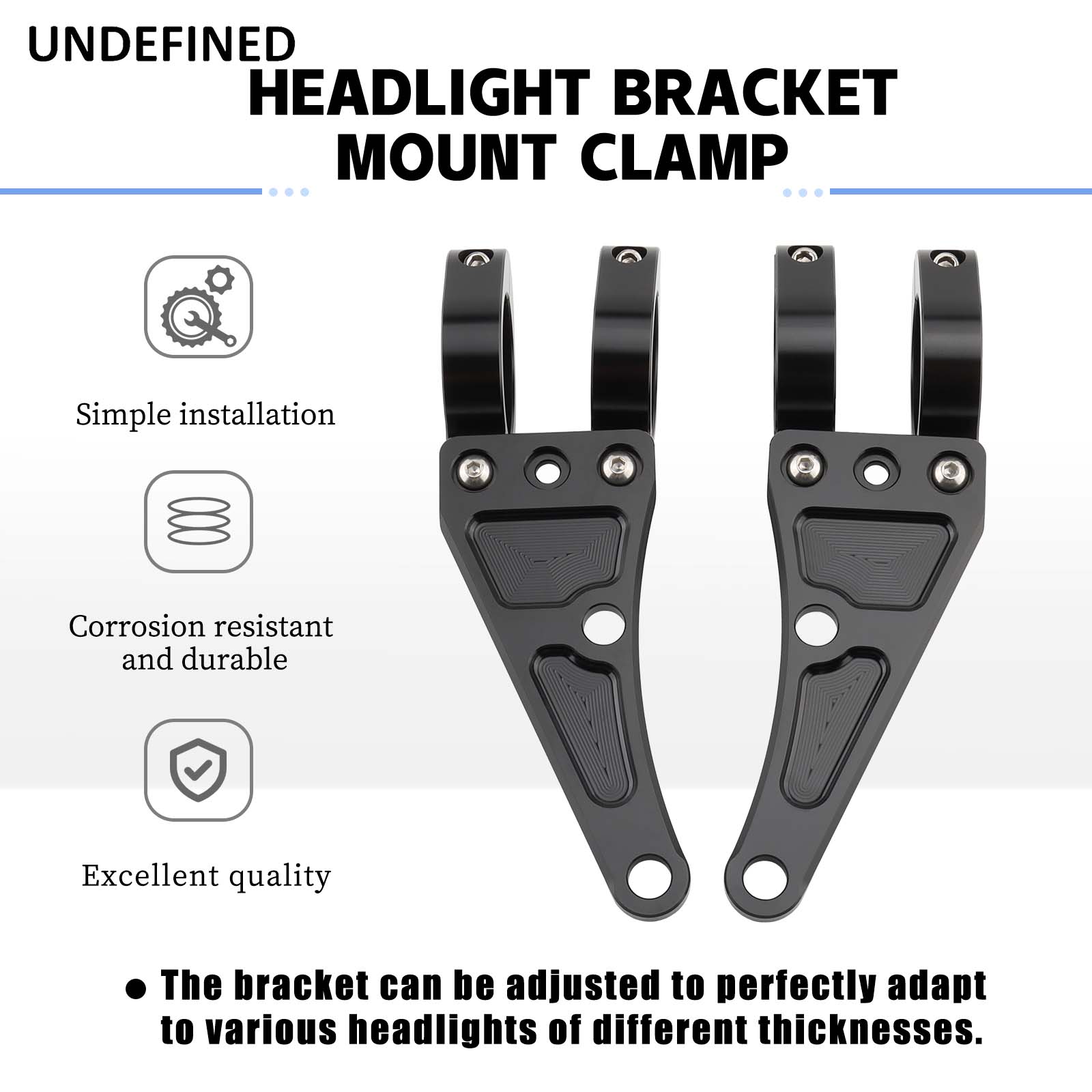 33Mm-58Mm Koplamp Mount Klemme - Outdoor Power Usa recensie en prijs