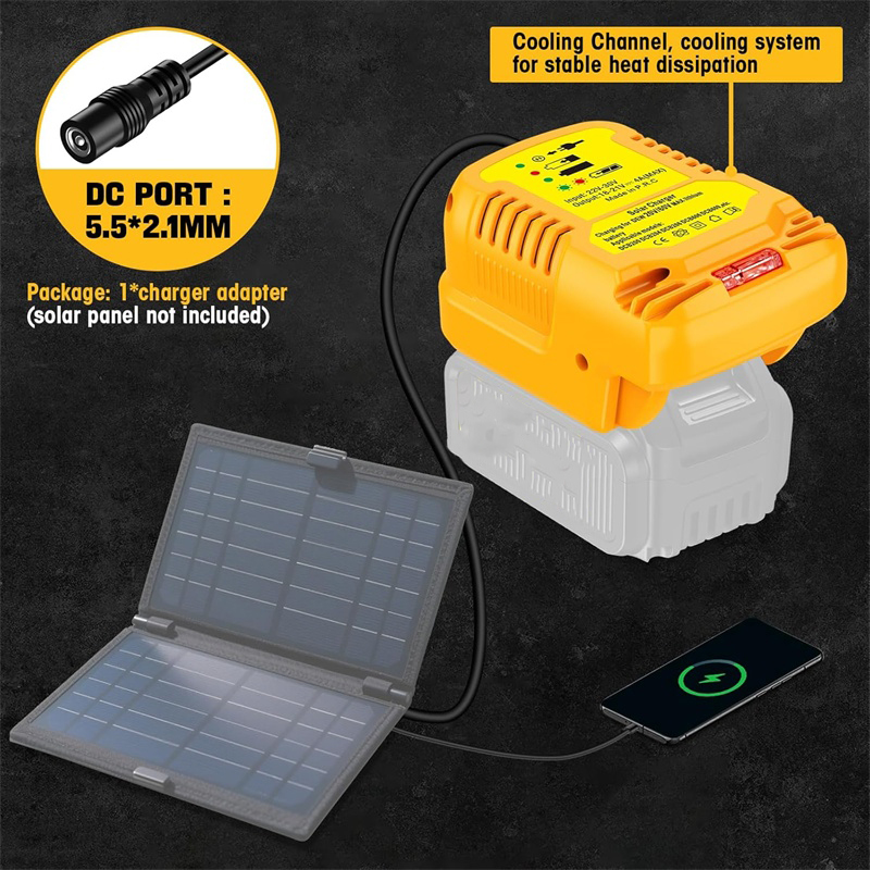 DC-aansluiting zonne-adapter v - Outdoor Power Adapter recensie en prijs