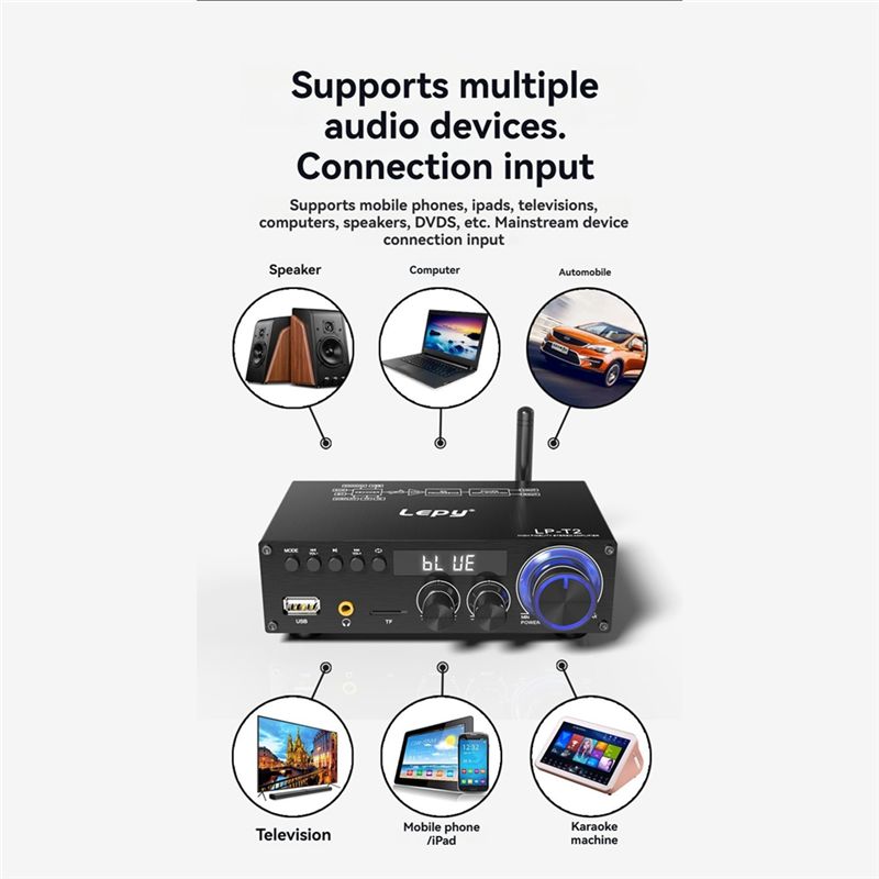 Lepy LP-T2 Hifi Audio Versterk - Outdoor Power Amplifier recensie en prijs