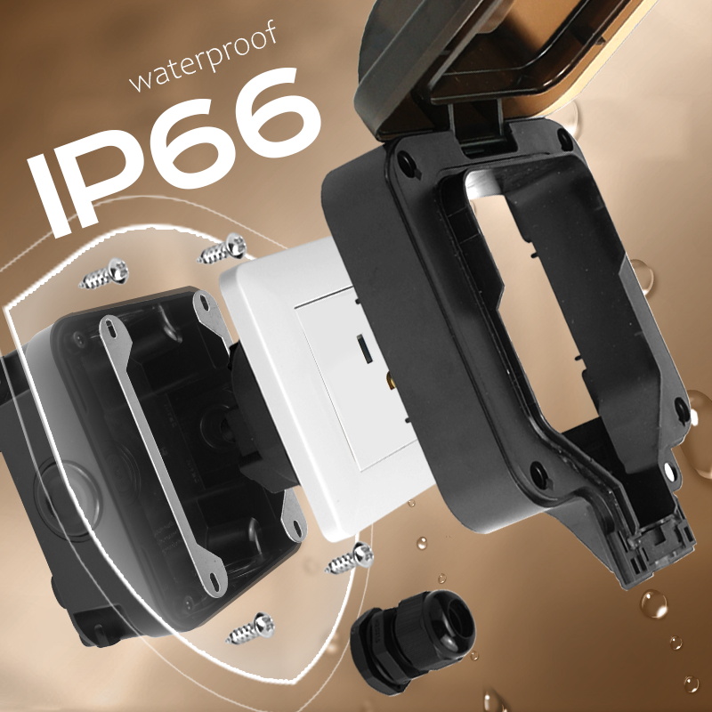 Avoir IP66 waterdichte wandcon - Outdoor Power Usa recensie en prijs