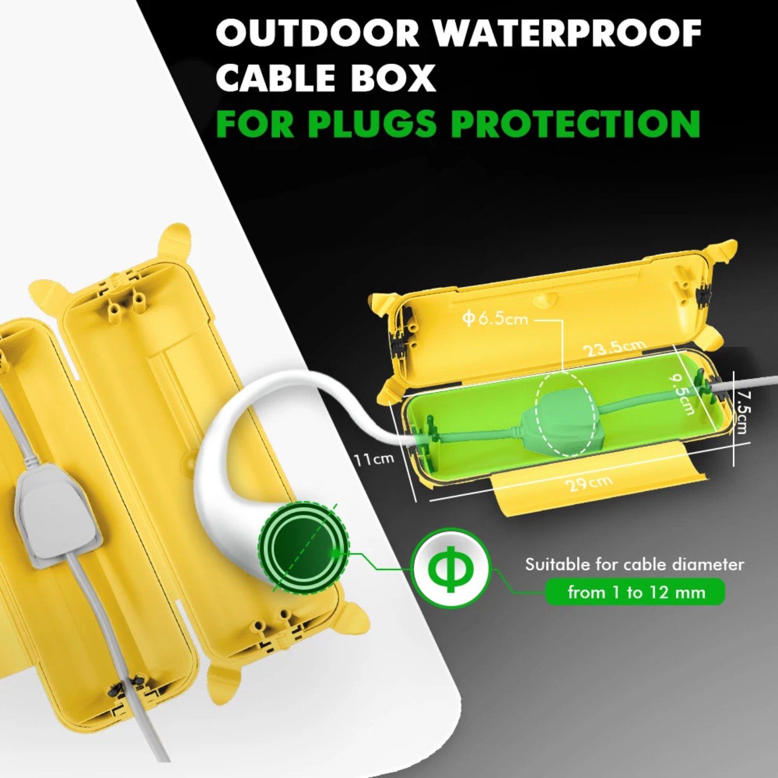 IP44 Buitenverlengsnoerhoes 29 - Outdoor Power Adapter recensie en prijs