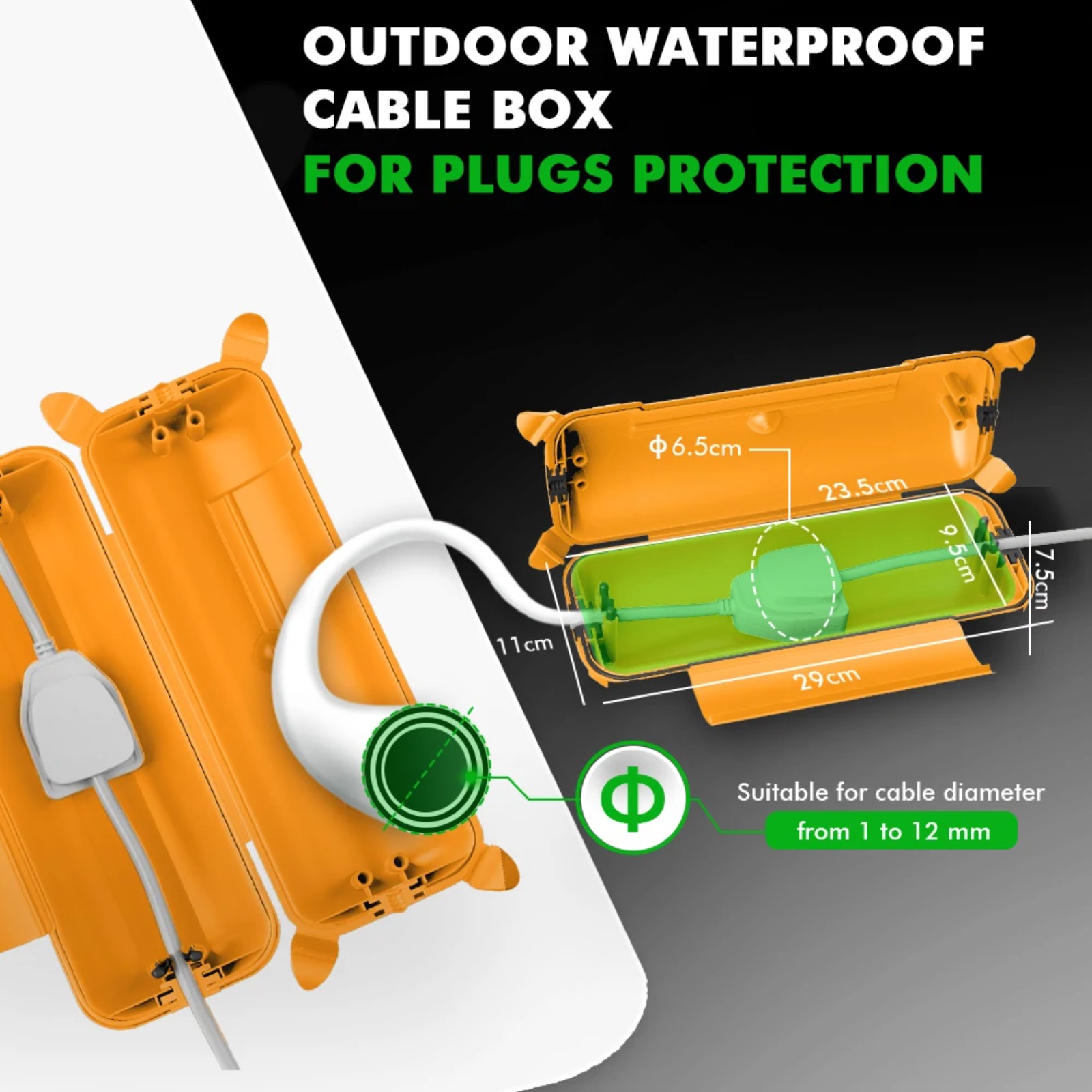 IP44 Buitenverlengsnoerhoes 29 - Outdoor Power Adapter recensie en prijs