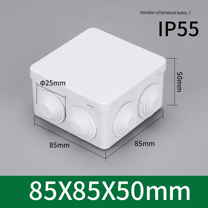 85 * 85 * 50 Outdoor Ip55 Plas - Outdoor Power Distribution Box recensie en prijs