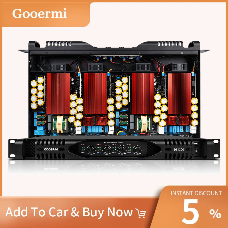 Gooermi DE2300 1U 4-kanaals di - Outdoor Power Amplifier recensie en prijs