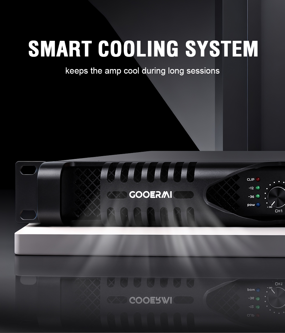 Gooermi DE2300 1U 4-kanaals di - Outdoor Power Amplifier recensie en prijs