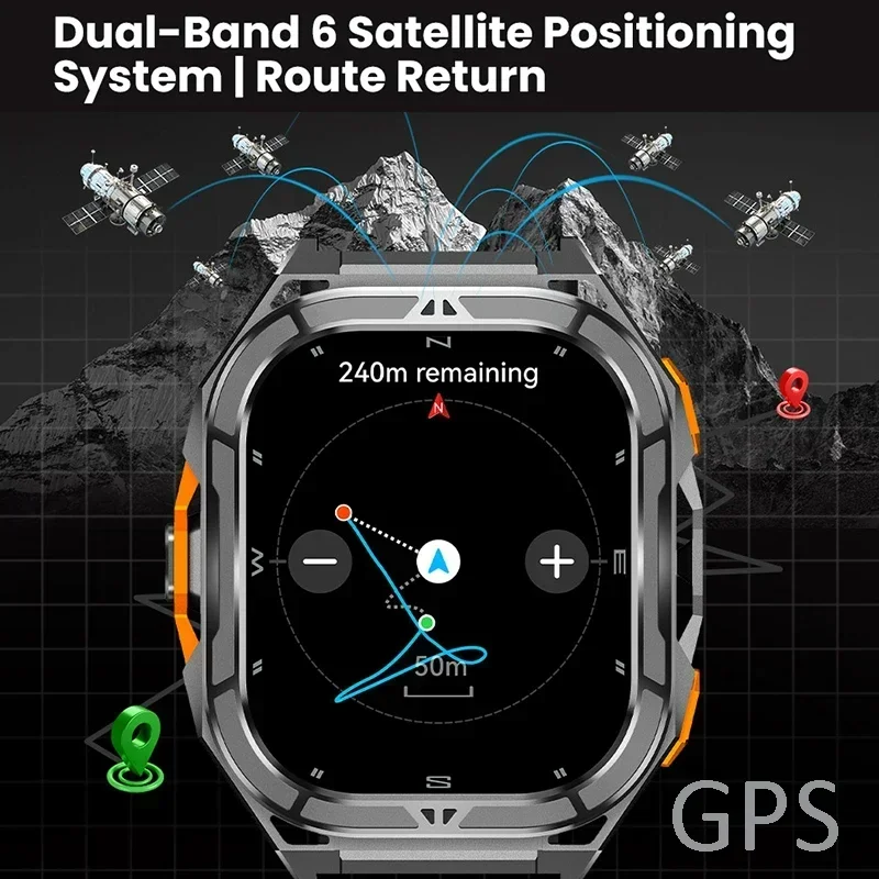 Luxe AMOLED Smartwatch Echte G - Outdoor Powersports recensie en prijs