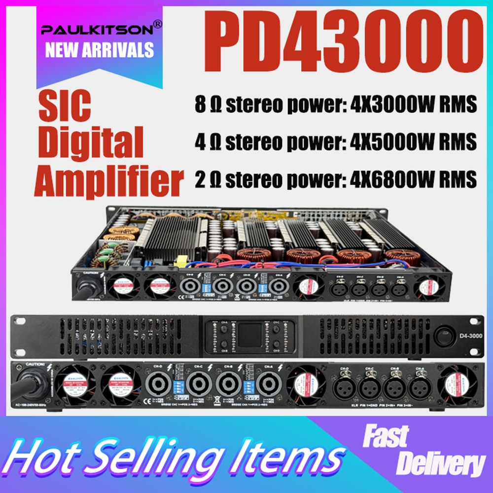 Paulkitson PD43000 4x3000W 8Ω  - Outdoor Power Amplifier recensie en prijs